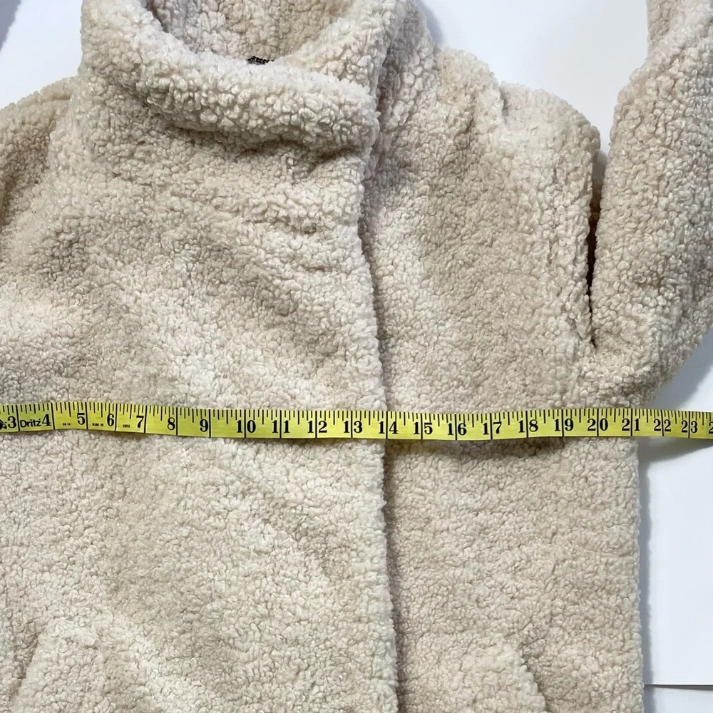 banana republic sherpa cocoon coat XS